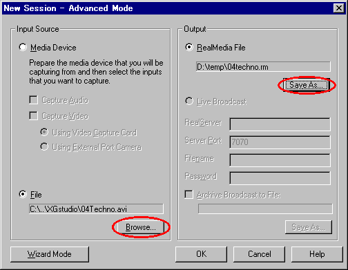 Advanced Mode$B2hLL(B($B%U%!%$%kA*Br(B)