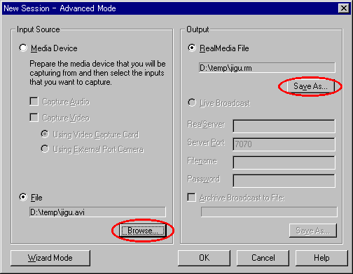 Advanced Mode$B2hLL(B($B%U%!%$%kA*Br(B)